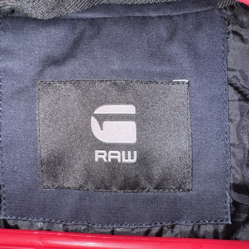 G-Star Raw Men Black Button Up Garber Trench Coat Size XL